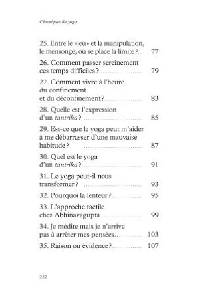 Chroniques sur le yoga et le tantra