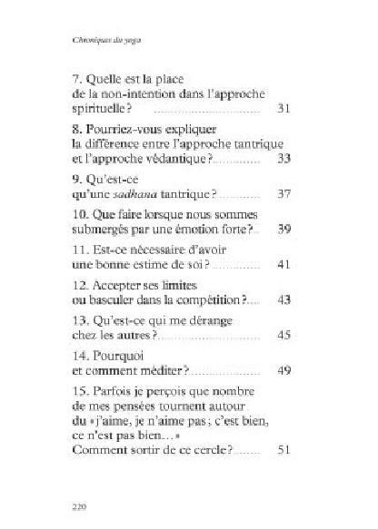 Chroniques sur le yoga et le tantra