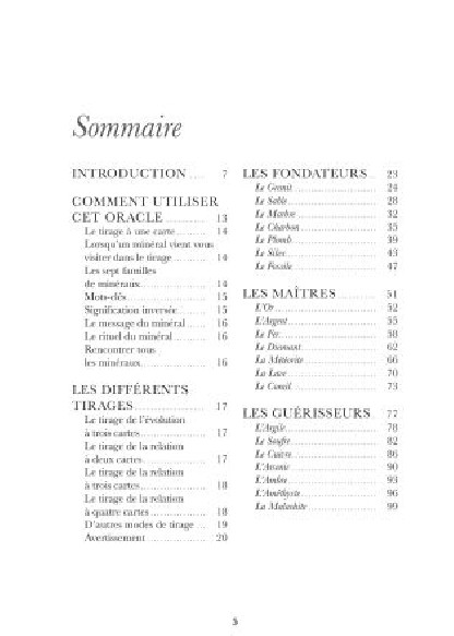 L'Oracle du peuple minéral