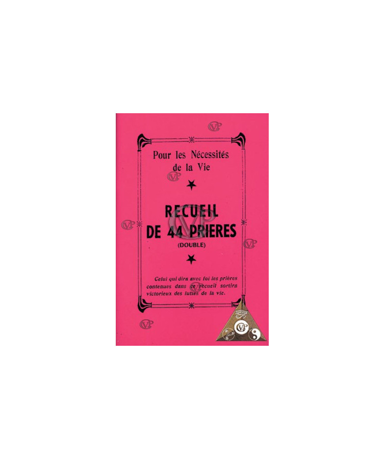 RECUEIL DE 44 PRIERES (CON001 )