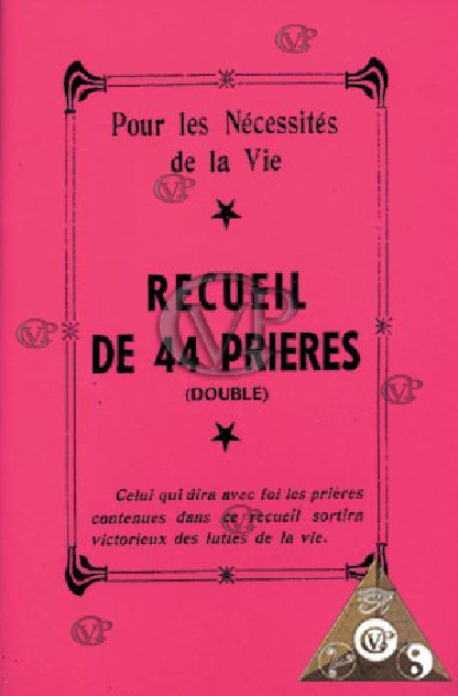 RECUEIL DE 44 PRIERES (CON001 ) RECUEIL DE 44 PRIERES (CON001 )