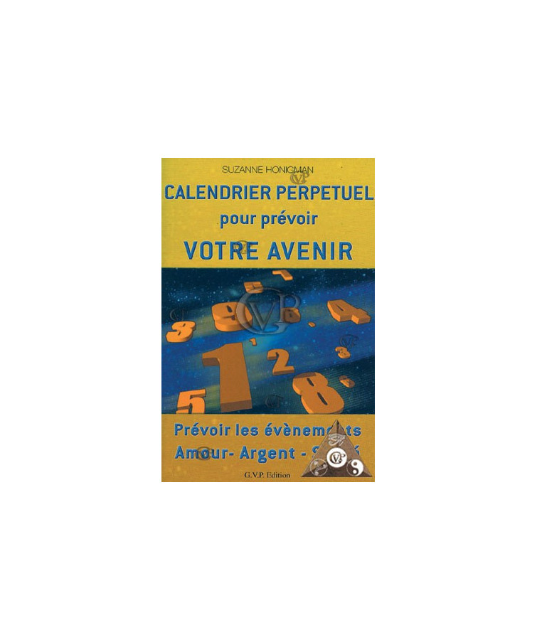 CALENDRIER PERPETUEL POUR PREVOIR VOTRE AVENIR (GVP0328)