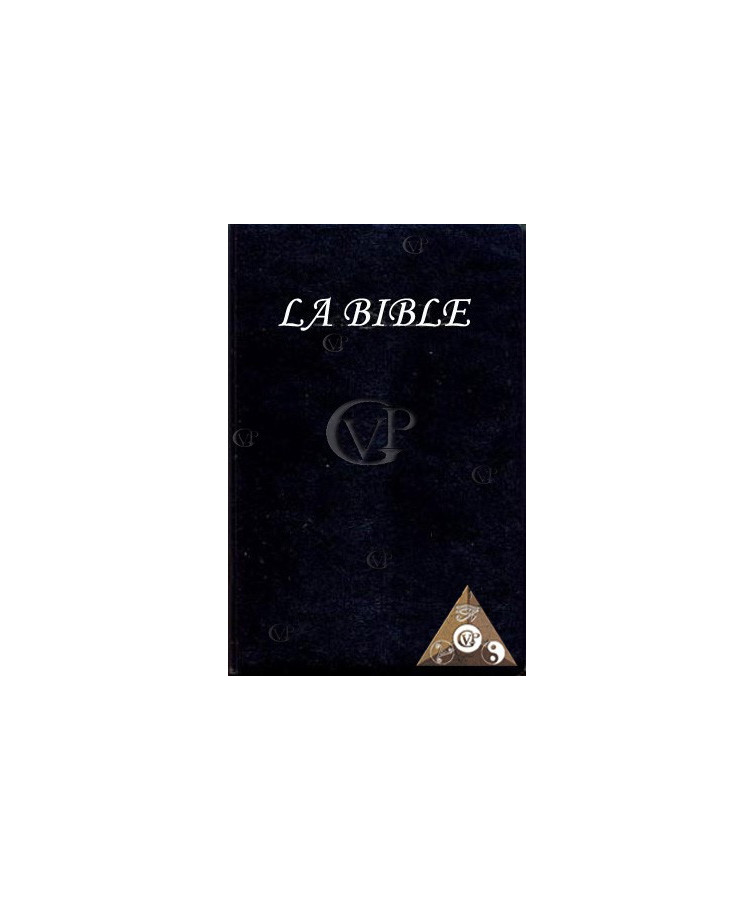 BIBLE Couverture pvc noir souple (BIB003)