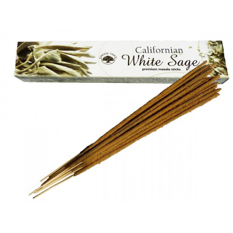 Encens Sauge Blanche en baton Green Tree "Californian White Sage" - 15 grs