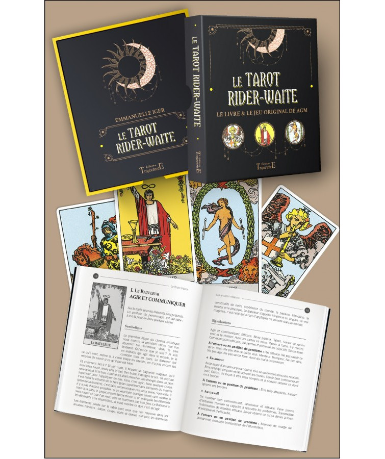 COFFRET - LE TAROT RIDER-WAITE Le livre + Le jeu original (29,00 € TTC)