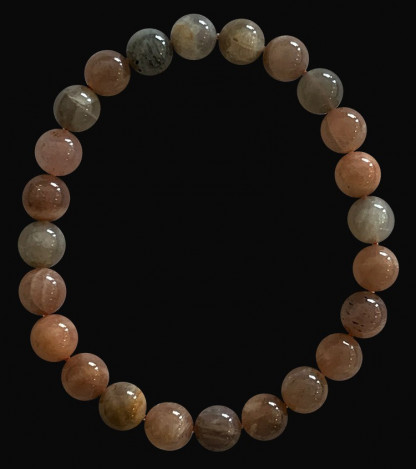 Bracelet en Pierre de Lune perles de 8mm