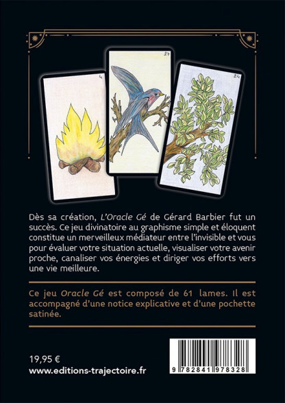 Coffret Oracle Gé, jeu cartes divinatoire original+ livre 144p. en  Français,neuf