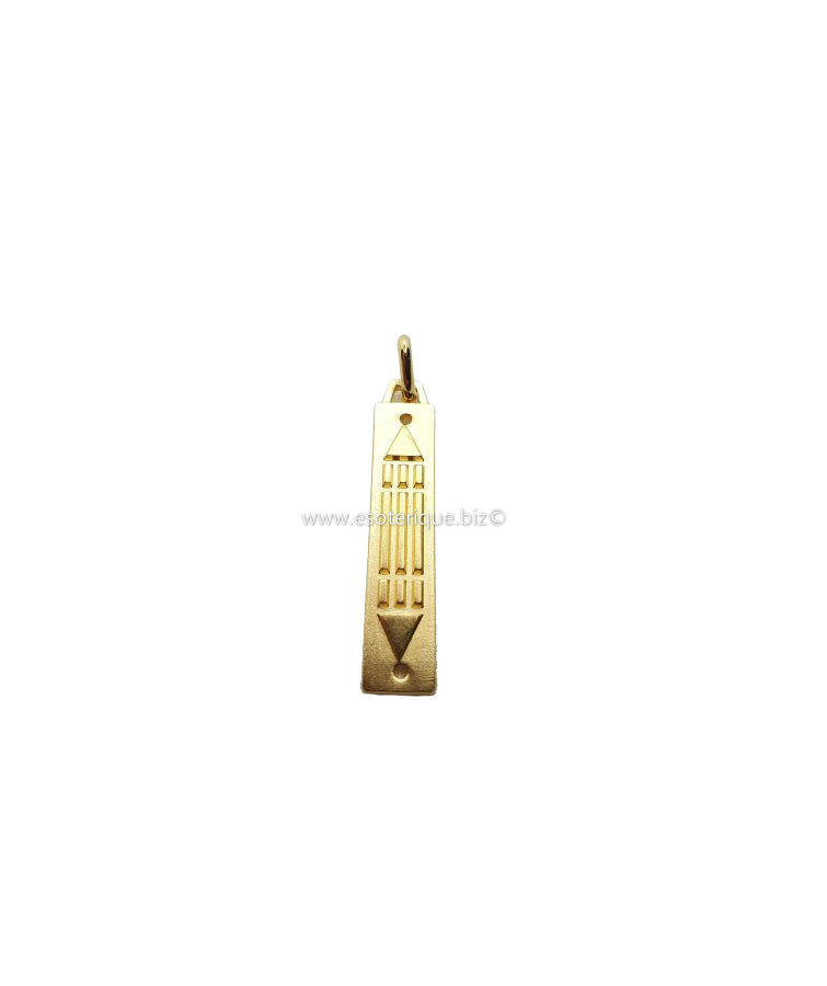 BARRE ATLANTE PLAQUE OR