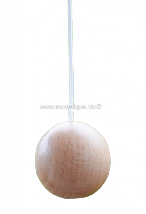 PENDULE BOULE EN BUIS