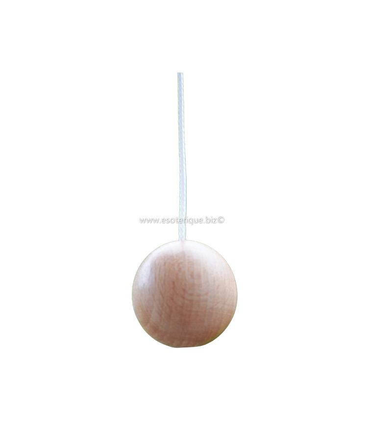 PENDULE BOULE EN BUIS
