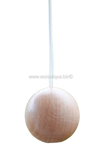 PENDULE BOULE EN BUIS
