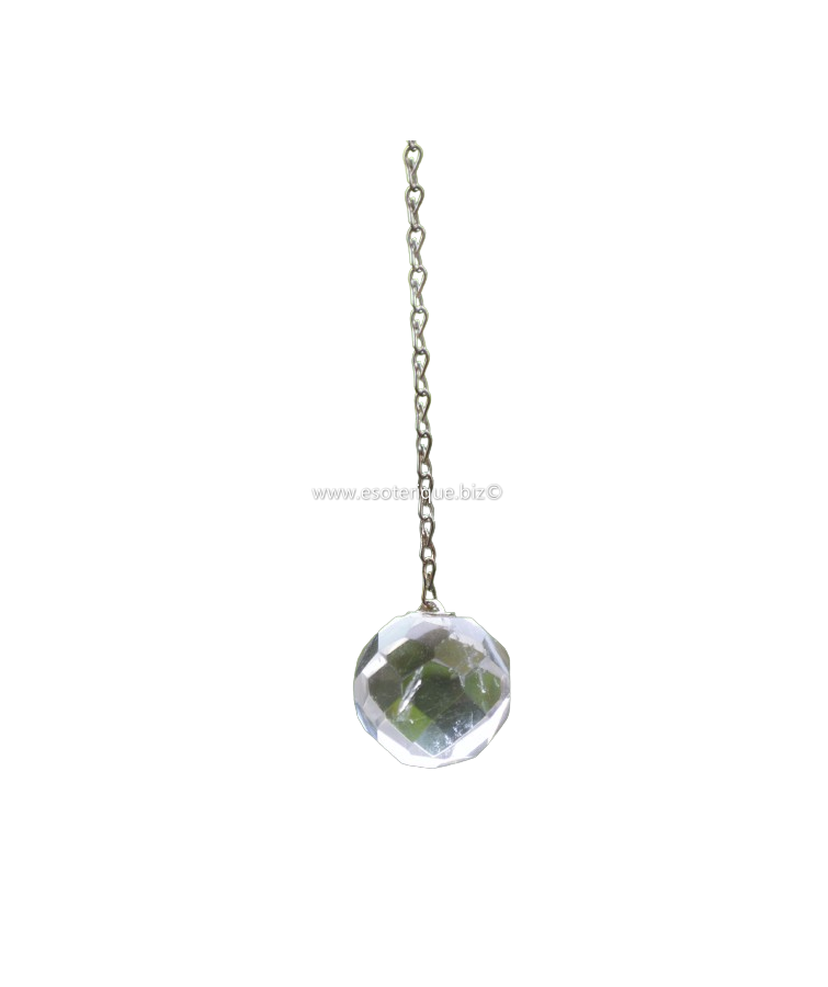 PENDULE BOULE A FACETTE