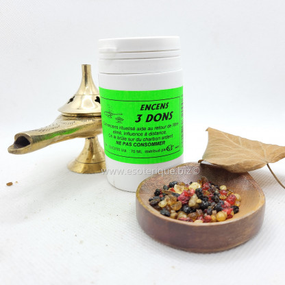 Trois Dons | Encens brut - Résine pot 50g