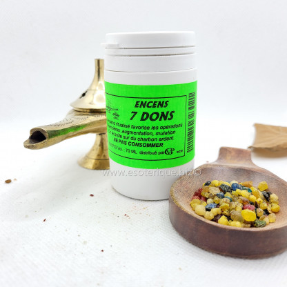 Sept dons | Encens brut - Résine pot 50g
