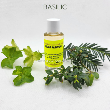 BASILIC  - Huile de plante magique