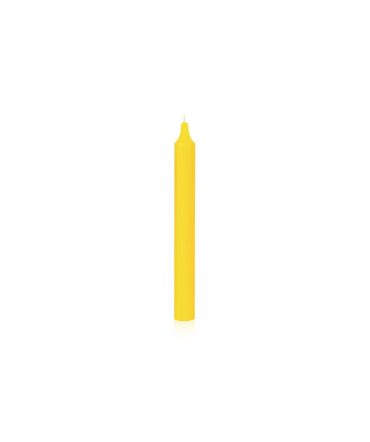 BOUGIE  JAUNE - Teintée masse