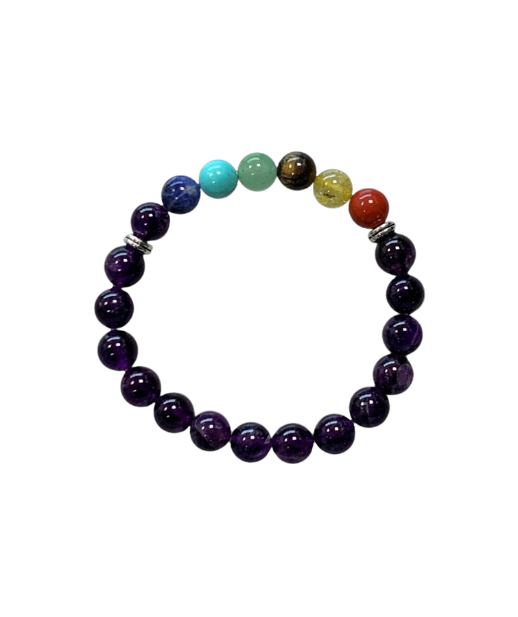 Améthyste + 7 Chakras -...