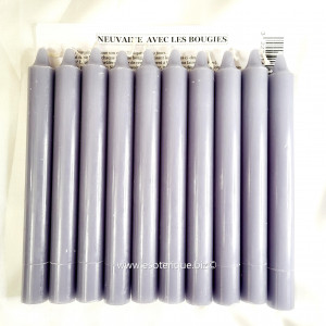 BOUGIES POUR NEUVAINE : GRISE