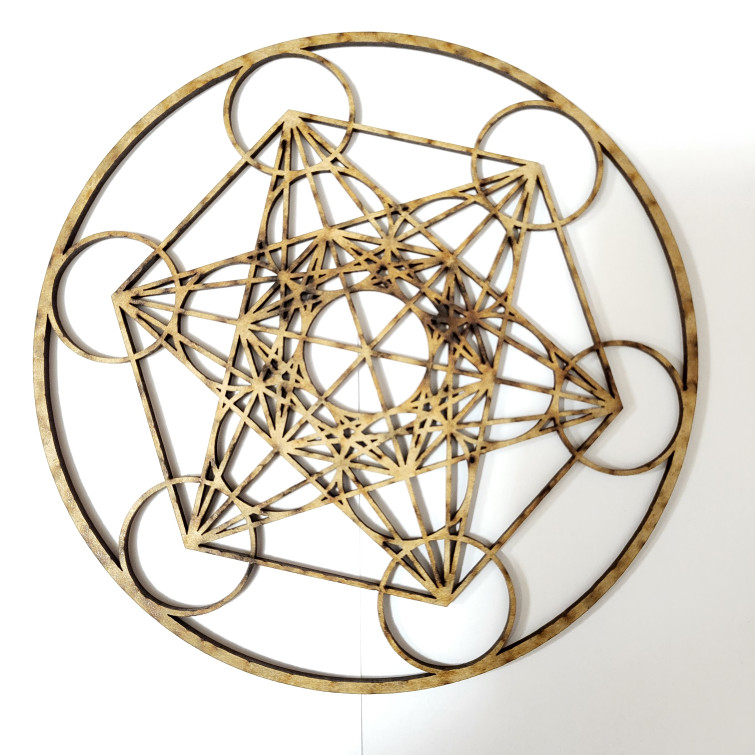 Métatron en bois (diam.15cm)
